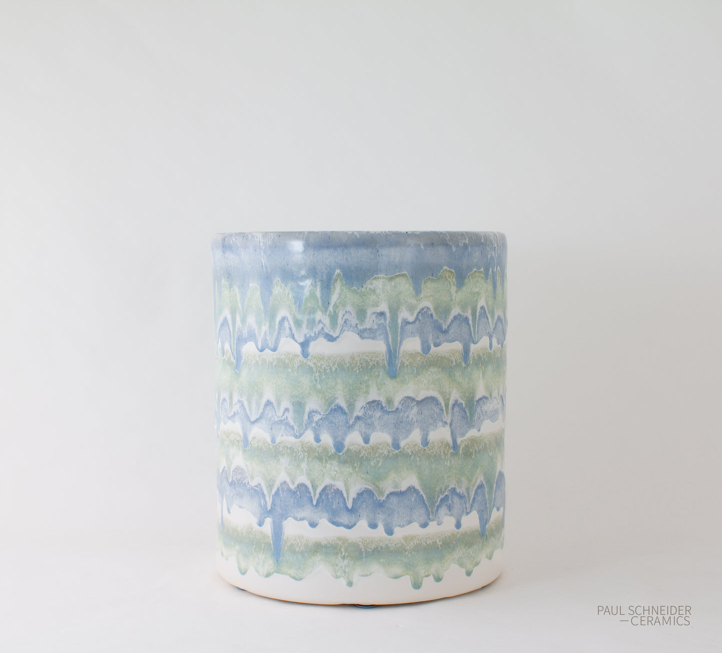 Cylindrical | Drip Banded | #6319-m + Celadon