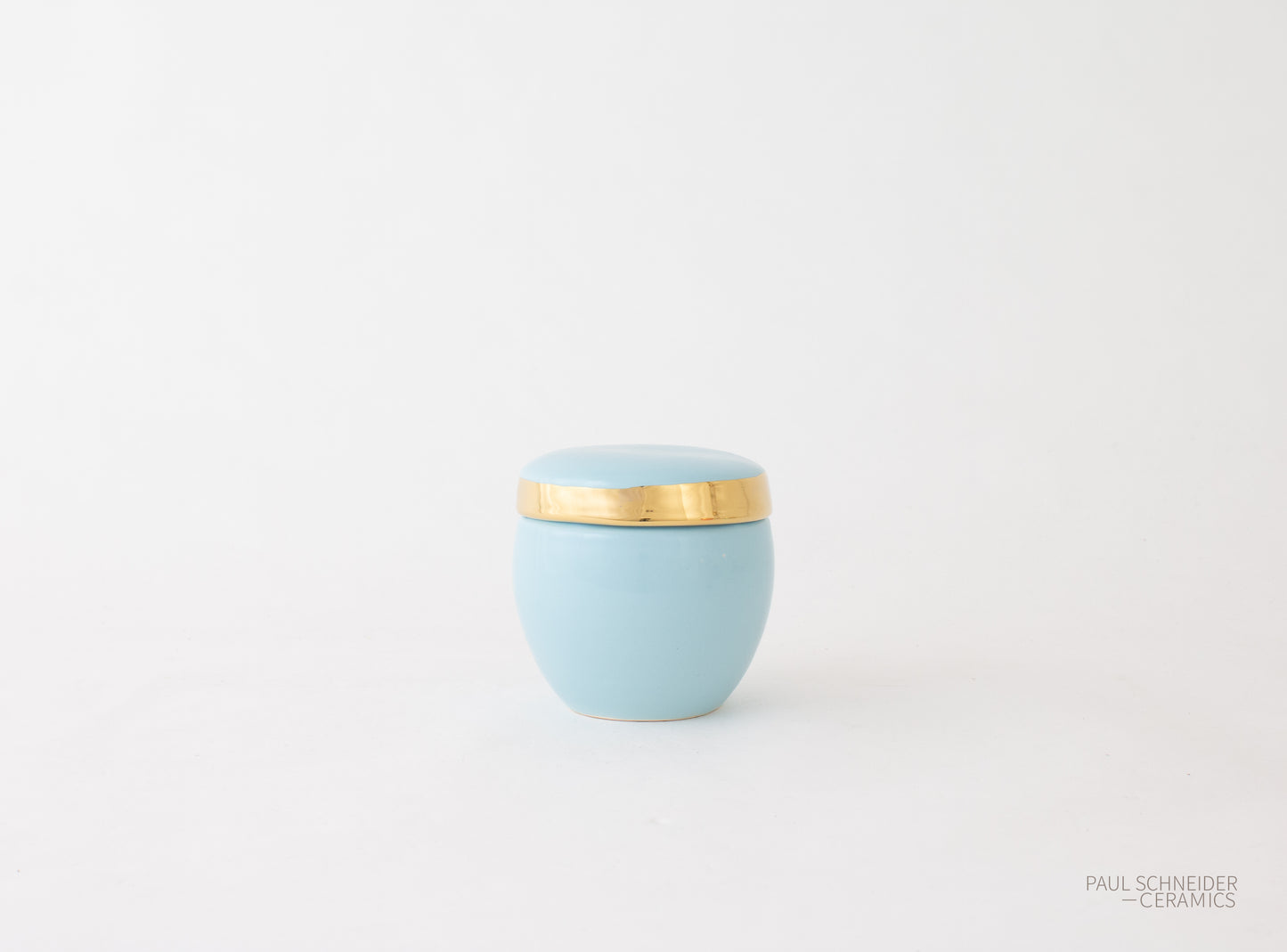 H&G | Jar | Jar #2 - Sky Blue + Gold Luster