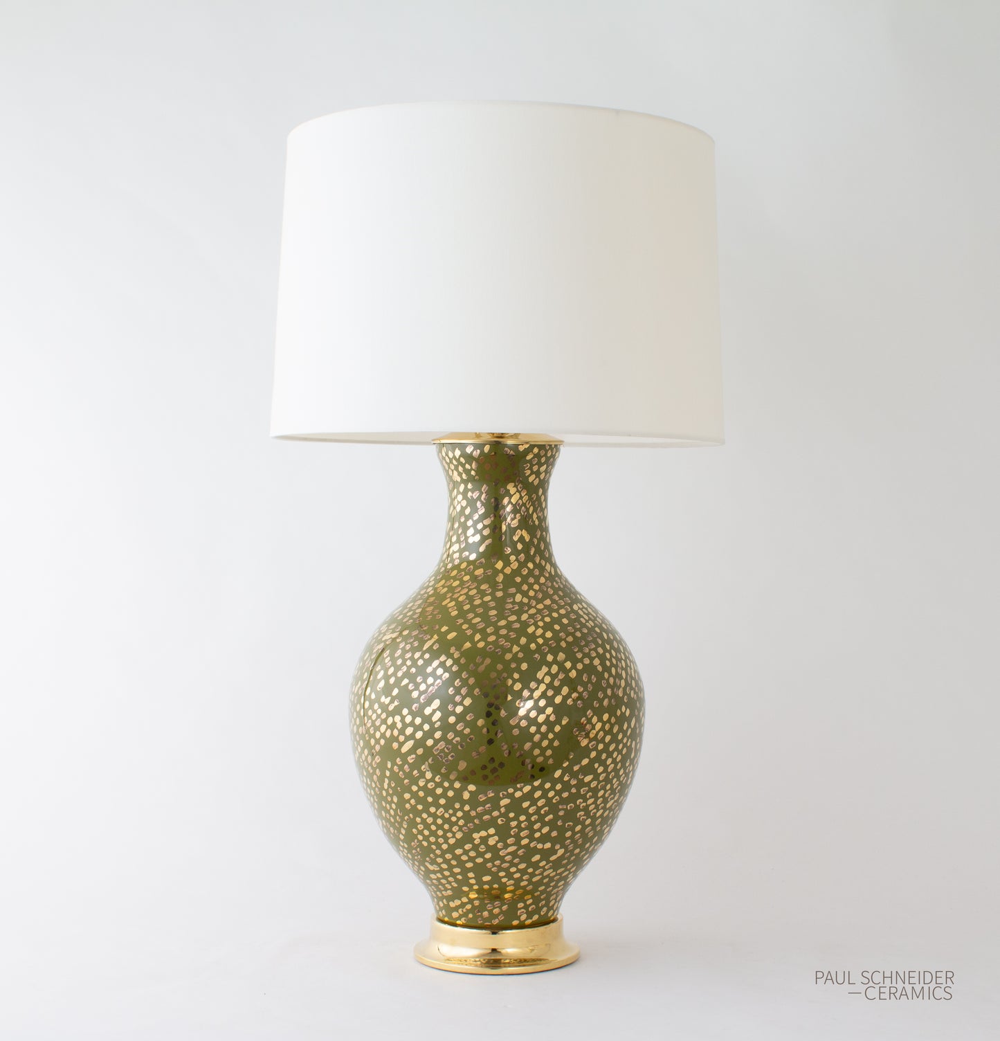 ATHENS Large | Dappled | Gold Lustre + #1584-L