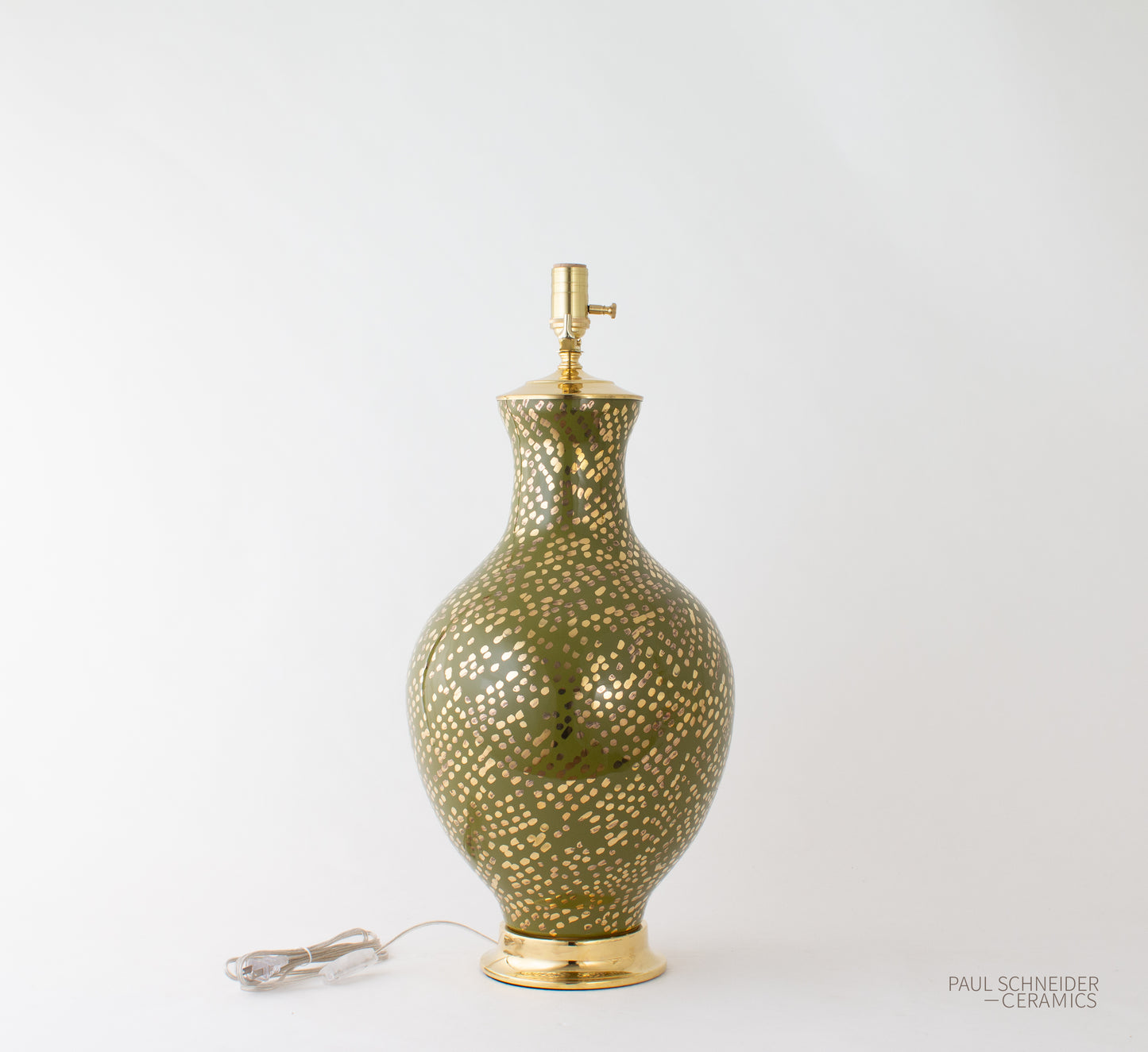 ATHENS Large | Dappled | Gold Lustre + #1584-L