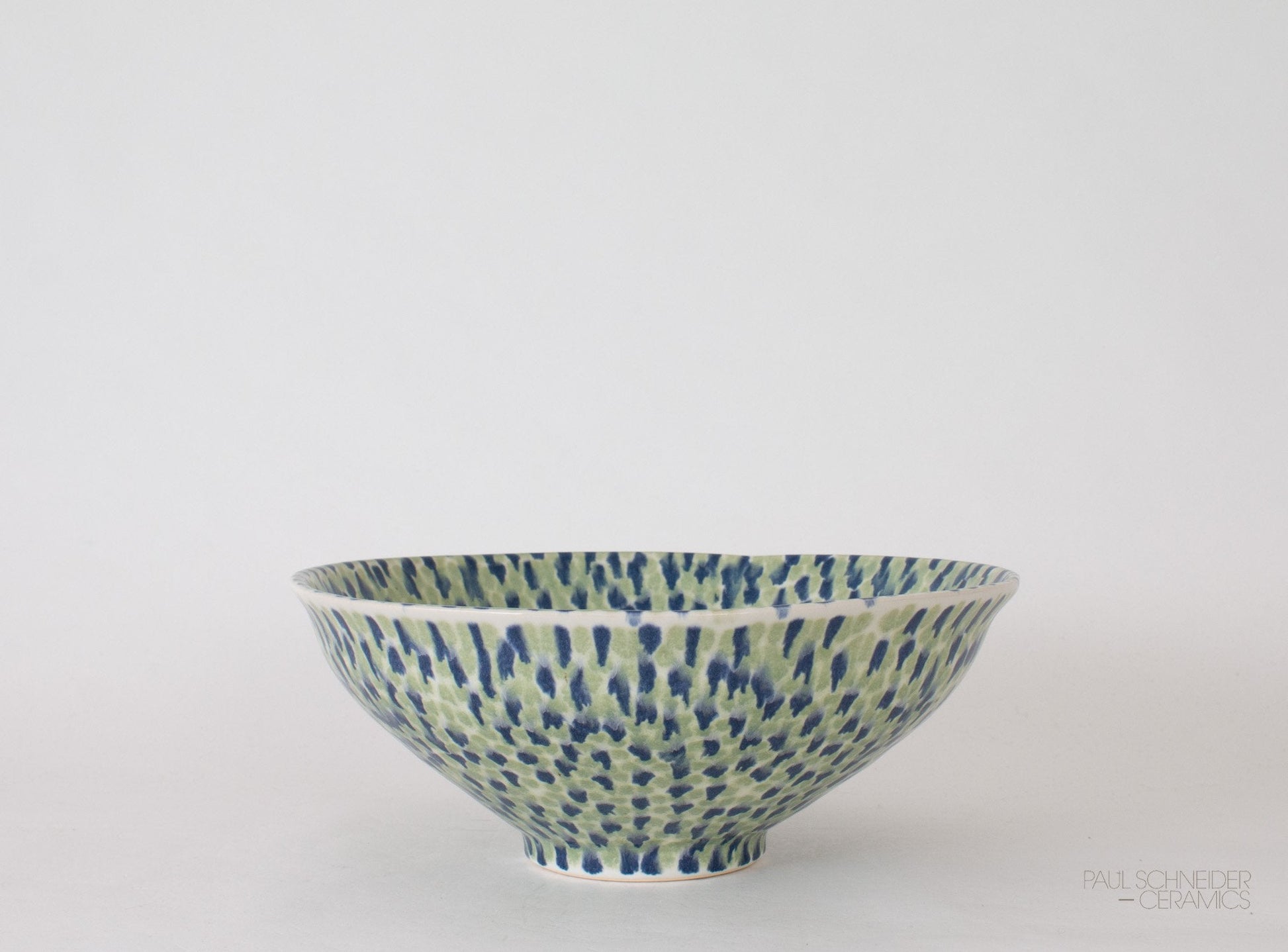 Bowl - Medium | Dappled | Navy + Grass - Bowls - Medium