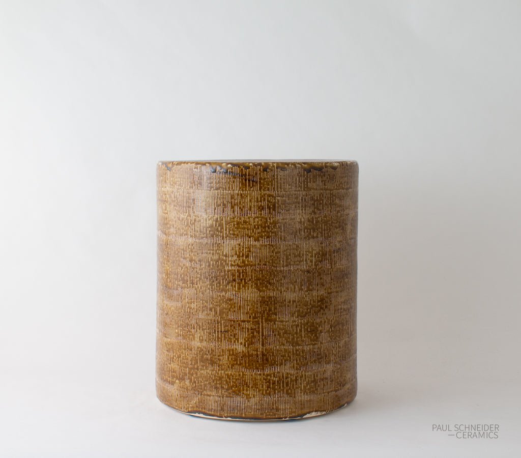 Cylindrical | Thatched | #6222-m - Stool