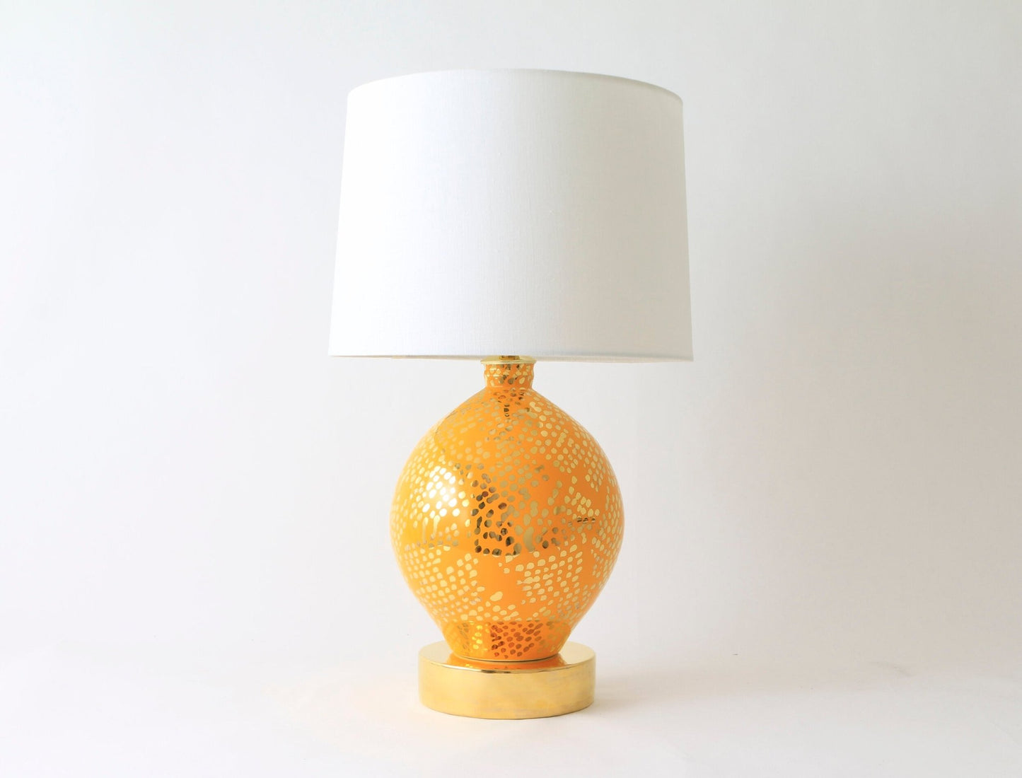 MAYPEARL | Dappled | Tangerine + Gold Lustre - Maypearl